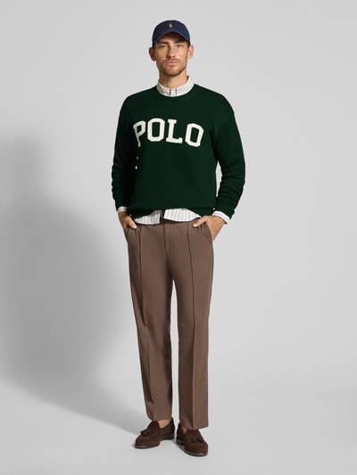Polo Ralph Lauren Strickpullover mit Rundhalsausschnitt Gruen 1