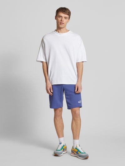 PUMA PERFORMANCE Regular Fit Sweatshorts mit Label-Stitching Royal 1