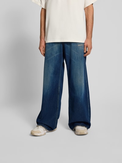 Diesel Flared Fit Jeans mit Lyocell-Anteil Dunkelblau 4
