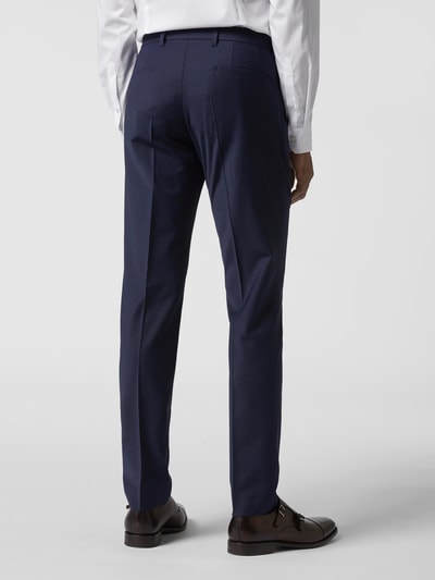 Drykorn Slim fit pantalon met wol, model 'Piet' Koningsblauw - 5