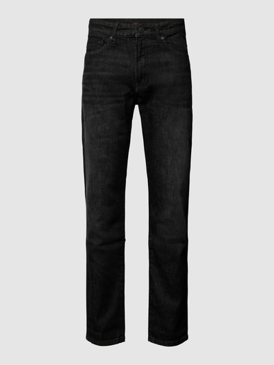 BOSS Orange Regular Fit Jeans im 5-Pocket-Design Modell 'Re.Maine' Black 1