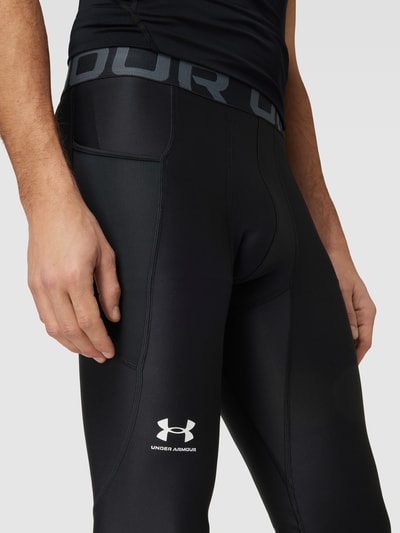 Under Armour Legginsy sportowe ze szwami inside out model ‘Armour’ Czarny 3