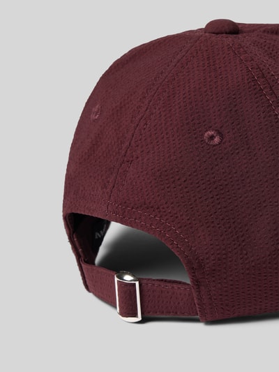 Emporio Armani Basecap mit Label-Applikation Bordeaux 3