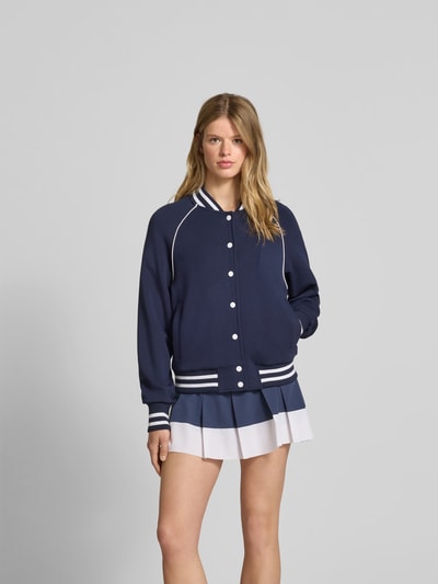 VARLEY College-Jacke mit Druckknopfleiste Marine 4