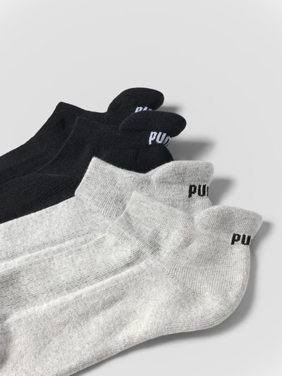 PUMA Socken aus Baumwoll-Mix im 4er-Pack Modell 'Cushioned' Black 2