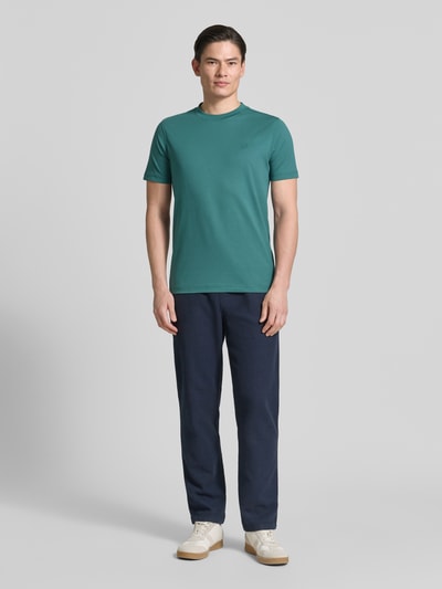 LERROS T-Shirt mit Rundhalsausschnitt und Logo-Print Gruen 1