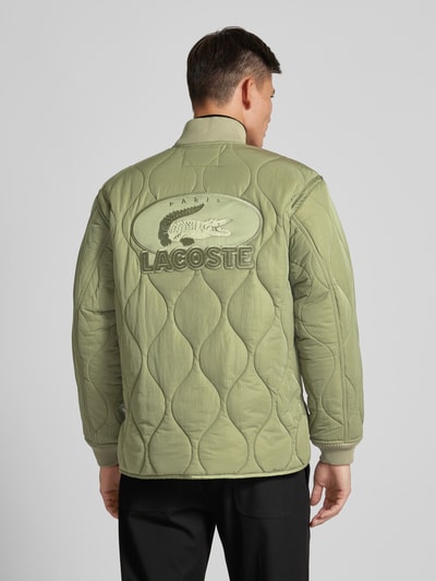 Lacoste Blouson mit Stehkragen Oliv 5