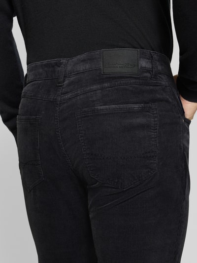 Christian Berg Men Corduroy broek met 5-pocketmodel Antraciet - 3