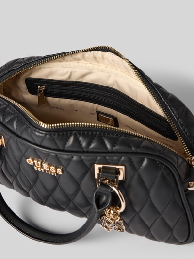 Guess Handtasche mit Label-Detail Modell 'DEA' Anthrazit 5