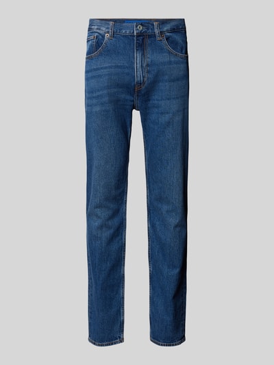 Hugo Blue Regular fit jeans in 5-pocketmodel, model 'Ash' Blauw - 2