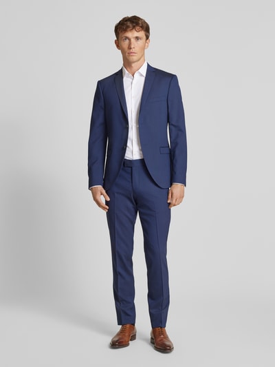 Tiger Of Sweden Regular fit pantalon met persplooien, model 'Tordon' Koningsblauw - 1