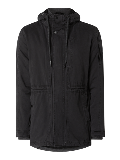 Ragwear Licht gewatteerde parka, model 'Learance' Zwart - 2