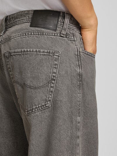 Jack & Jones Baggy Fit Jeans mit 5-Pocket-Design Modell 'ALEX' Hellgrau 3