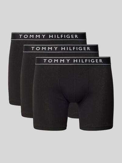 Tommy Hilfiger Trunks mit elastischem Label-Bund im 3er-Pack Black 1