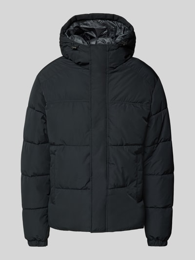 Jack & Jones Steppjacke mit Kapuze Modell 'BRADLEY' Black 1