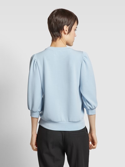 Selected Femme Sweatshirt mit 3/4-Arm Modell 'TENNY' Hellblau 5