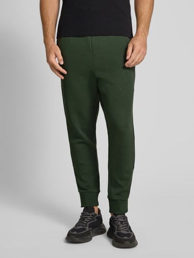 BOSS Green Dres ze stójką Ciemnozielony 6
