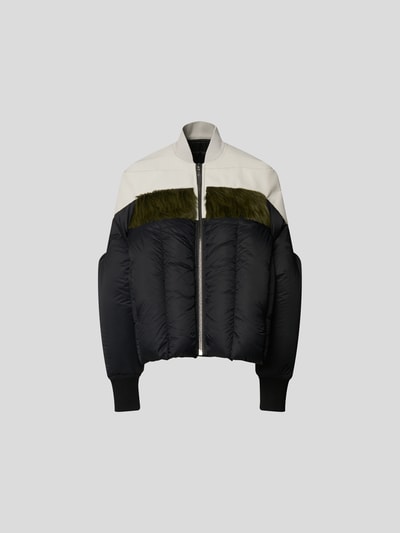 Rick Owens Daunenjacke mit Fellbesatz Black 2