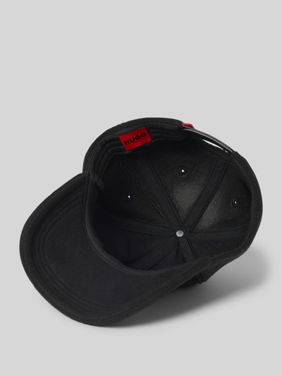 HUGO Basecap mit Label-Stitching Modell 'Jake' Black 2