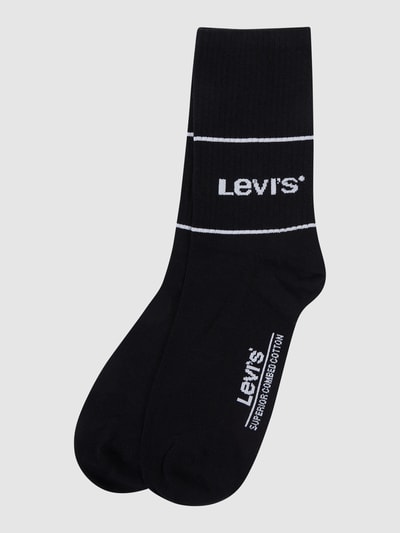 Levi's® Socken mit Label-Detail im 2er-Pack Black 1