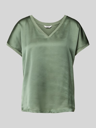 B.Young T-Shirt mit V-Ausschnitt Modell 'SELITA' Khaki 2