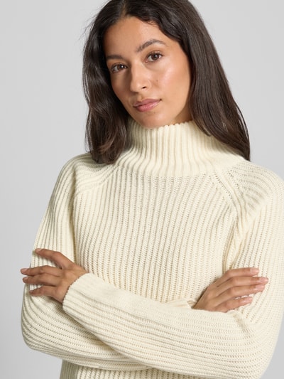 DRYKORN Strickpullover mit Stehkragen Modell 'ARWEN' Ecru 3