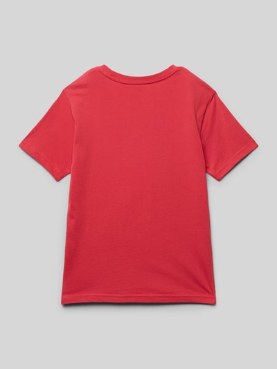 Polo Ralph Lauren Teens T-shirt z nadrukiem z logo Pomarańczowy 3