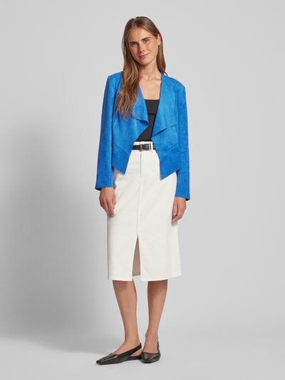 Betty Barclay Blazer in leerlook Koningsblauw - 1