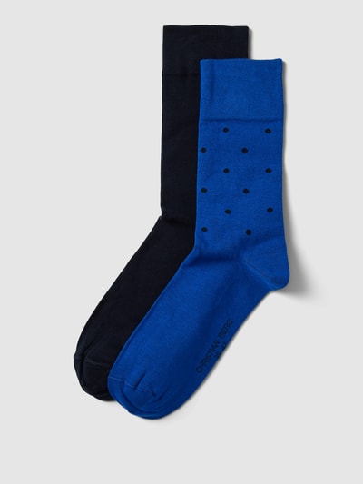 Christian Berg Men Socken mit Allover-Muster Royal 1