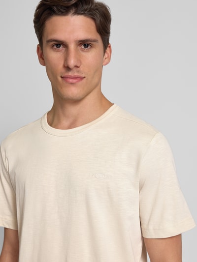Tom Tailor Regular Fit T-Shirt aus reiner Baumwolle Sand 3