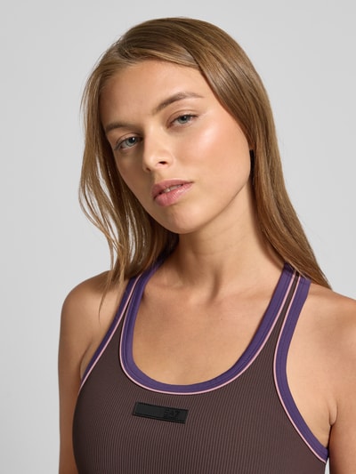 EA7 Emporio Armani Beha met labeldetail Donkerbruin - 3