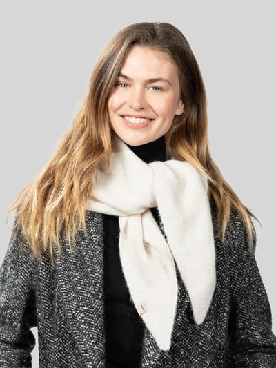 Barts Schal mit Woll-Anteil Modell 'Fhearna' Offwhite 1