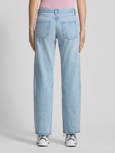 Topshop Jeansy Wide Leg w fasonie 5-kieszeniowym model 'EMBER' Jeansowy niebieski 5