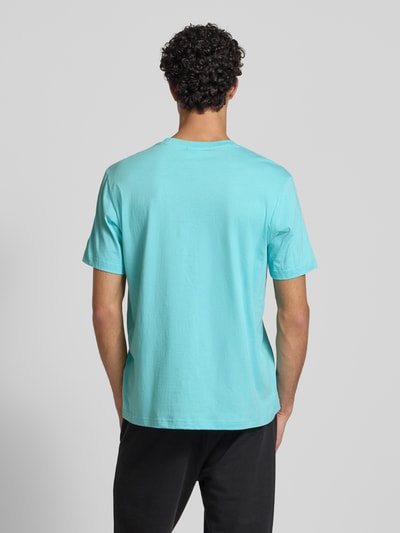 CHAMPION T-Shirt mit Label-Print Aqua 5