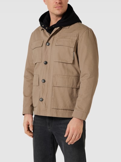 Marc O'Polo Hemdjacke mit Pattentaschen Camel 4