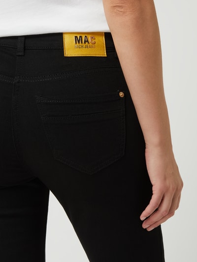 MAC Straight fit jeans met stretch, model 'Rich' Zwart - 3