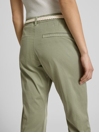 s.Oliver RED LABEL Regular Fit Chino aus Baumwoll-Mix Khaki 3