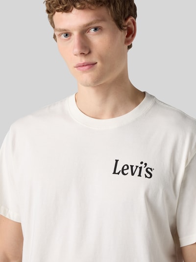 Levi's® relaxed fit T-shirt van puur katoen Offwhite - 3