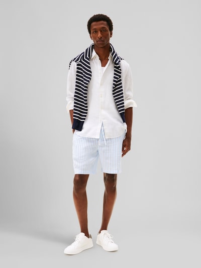 Tommy Hilfiger Regular Fit Freizeithemd aus reinem Leinen Weiss 1