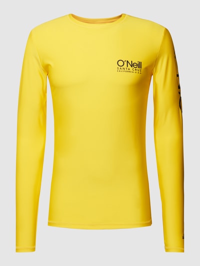 ONeill Zwemshirt met labelprint, model 'Cali' Geel - 2