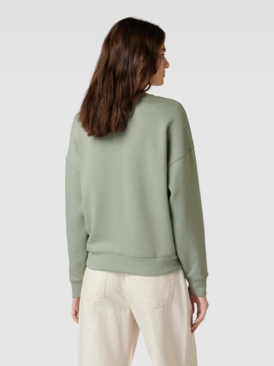 MSCH Copenhagen T-Shirt mit Label-Print Modell 'Terina' Schilf 5