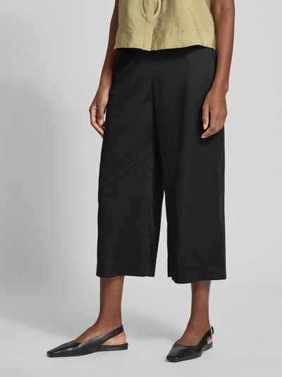 Raffaello Rossi Kuloty z szeroką nogawką i elastycznym pasem model ‘JOLIE’ Czarny 4