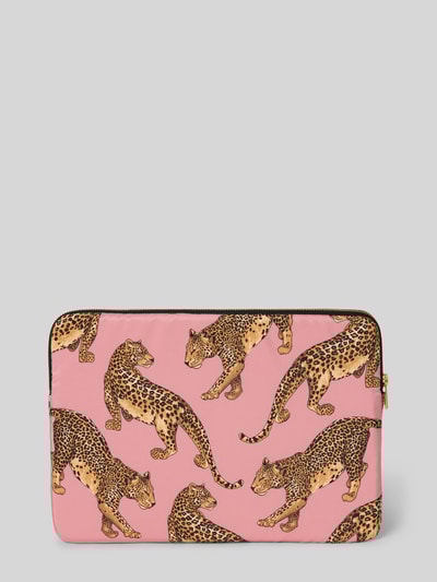 WOUF Laptoptasche mit Label-Detail Altrosa 2