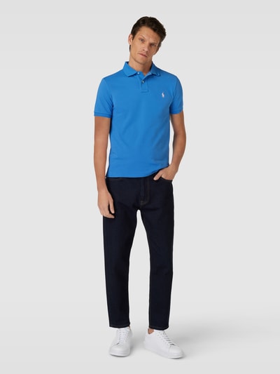 Polo Ralph Lauren Slim Fit Poloshirt mit Logo-Stitching Blau 1