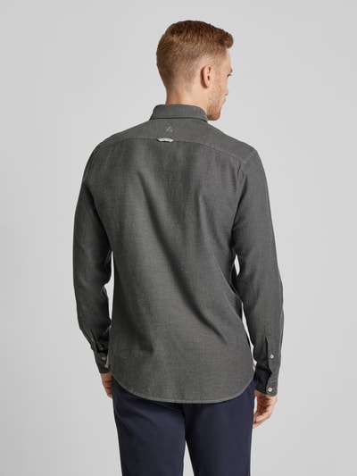 Colours & Sons Regular fit vrijetijdsoverhemd met button-downkraag Antraciet - 5