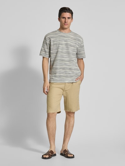 MCNEAL T-shirt met structuurmotief Ecru - 1