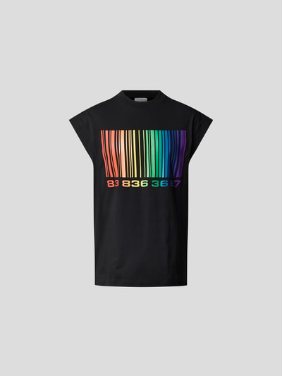 VTMNTS T-Shirt mit Motiv-Print Black 2