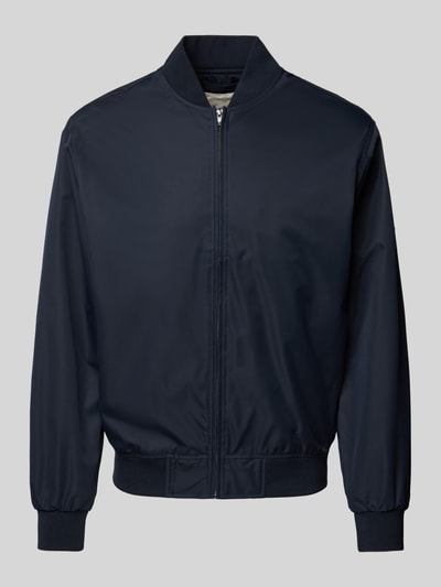 Jack & Jones Premium Bomberjacke mit Stehkragen Modell 'BANE' Dunkelblau 1