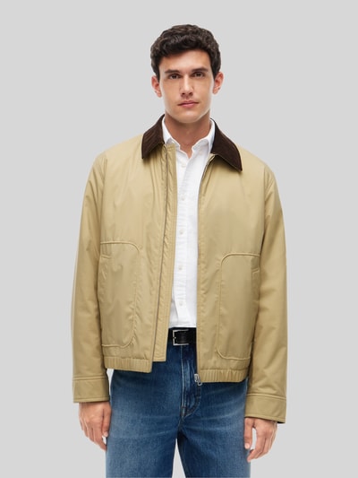Tommy Hilfiger Bomberjacke mit Kontrastkragen Modell 'SURPLUS' Beige 4