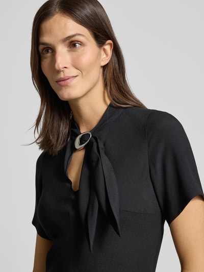 HUGO Smalle maxi-jurk van pure viscose, model 'KIWENI' Zwart - 3